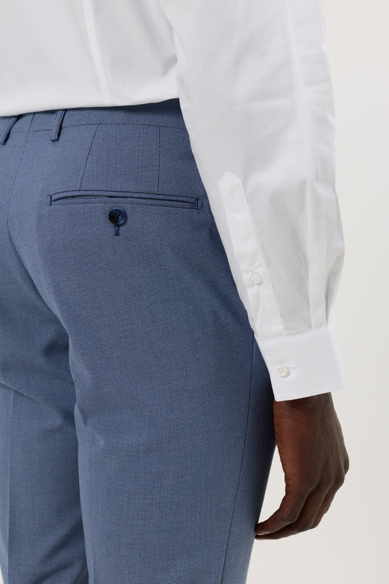 Fato cl�ssico slim fit Machine Washable & Non-Iron