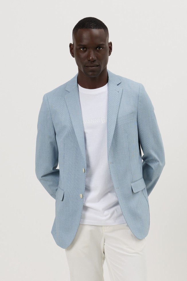 Blazer de malha slim fit Blazer de malha slim fit