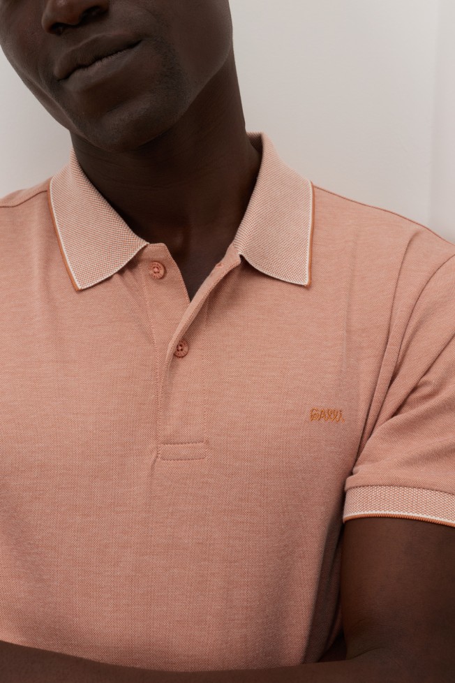 Polo de malha em algod�o