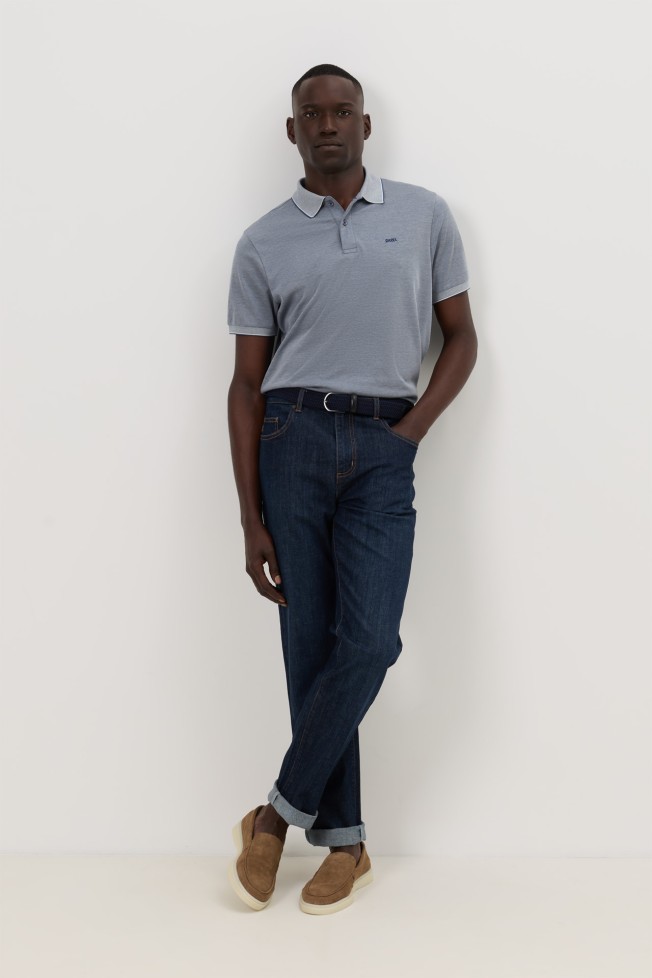 Polo de malha em algod�o
