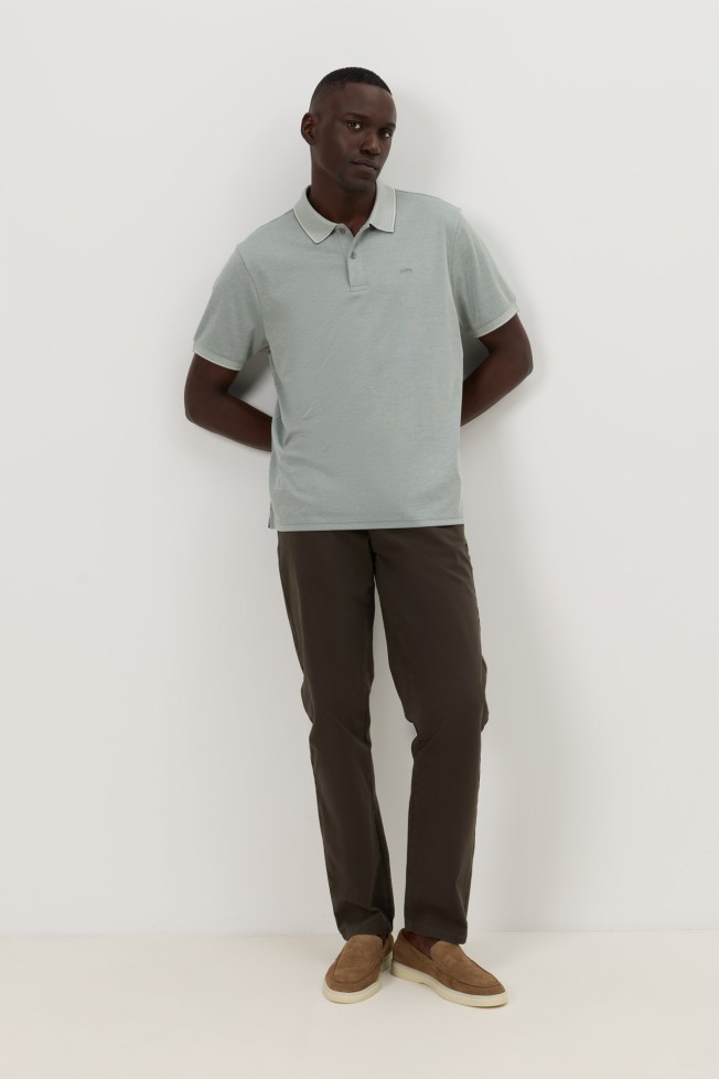 Polo de malha em algod�o