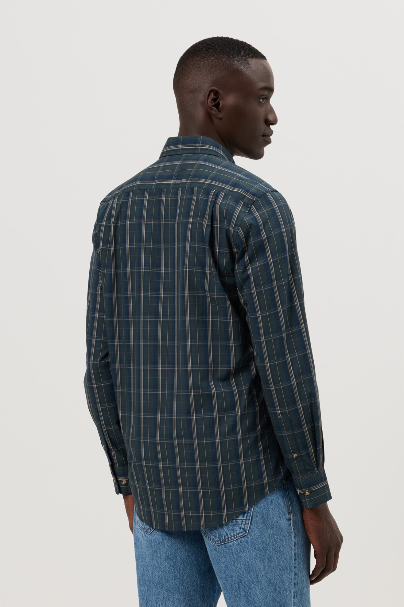 Camisa xadrez popeline regular fit