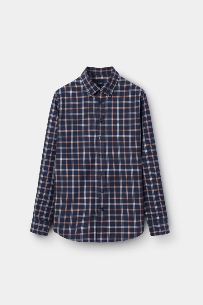 Camisa xadrez regular fit 100% algodão Camisa xadrez regular fit 100% algodão