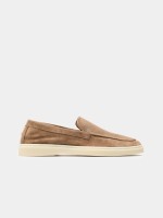 Mocassins em camur�a bege