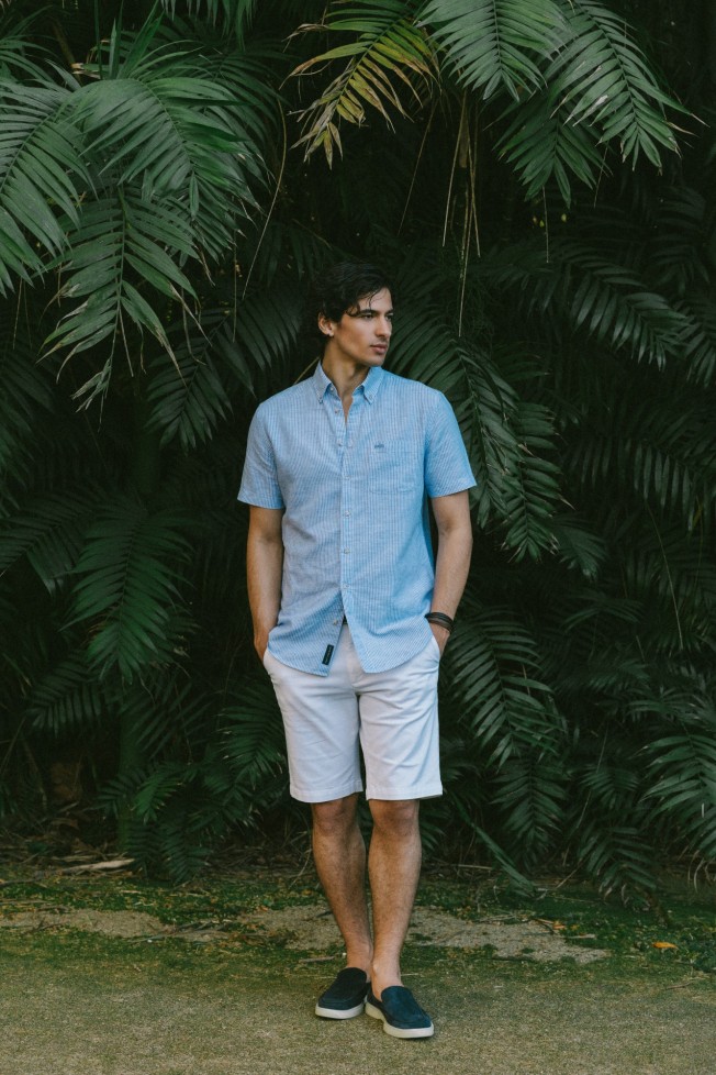 Calções bermuda chino regular fit Calções bermuda chino regular fit