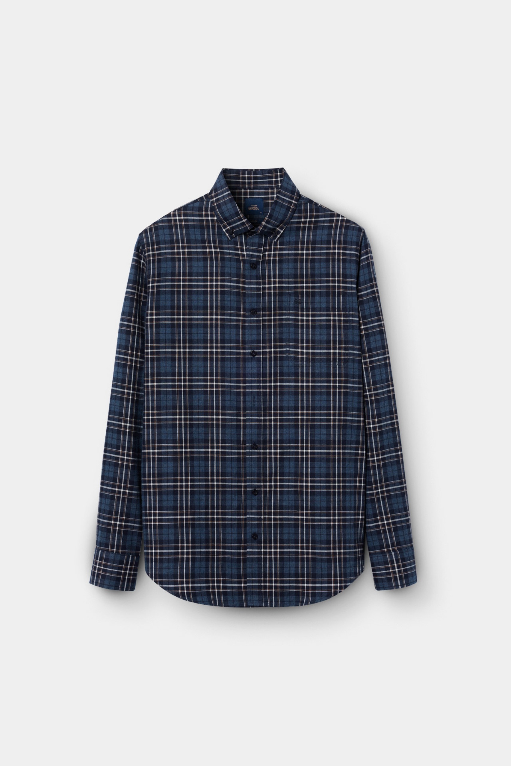 Camisa a cuadros de corte ajustado