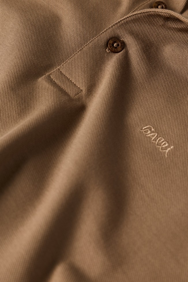 Polo em algodão slim fit Polo em algodão slim fit