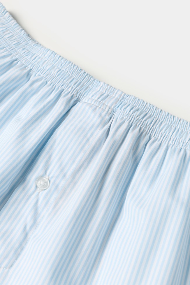 Boxers azuis em algodão Boxers azuis em algodão