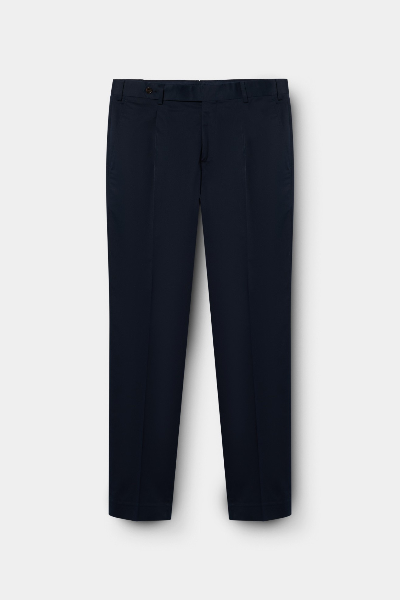 Cal�as chino regular fit em azul-marinho