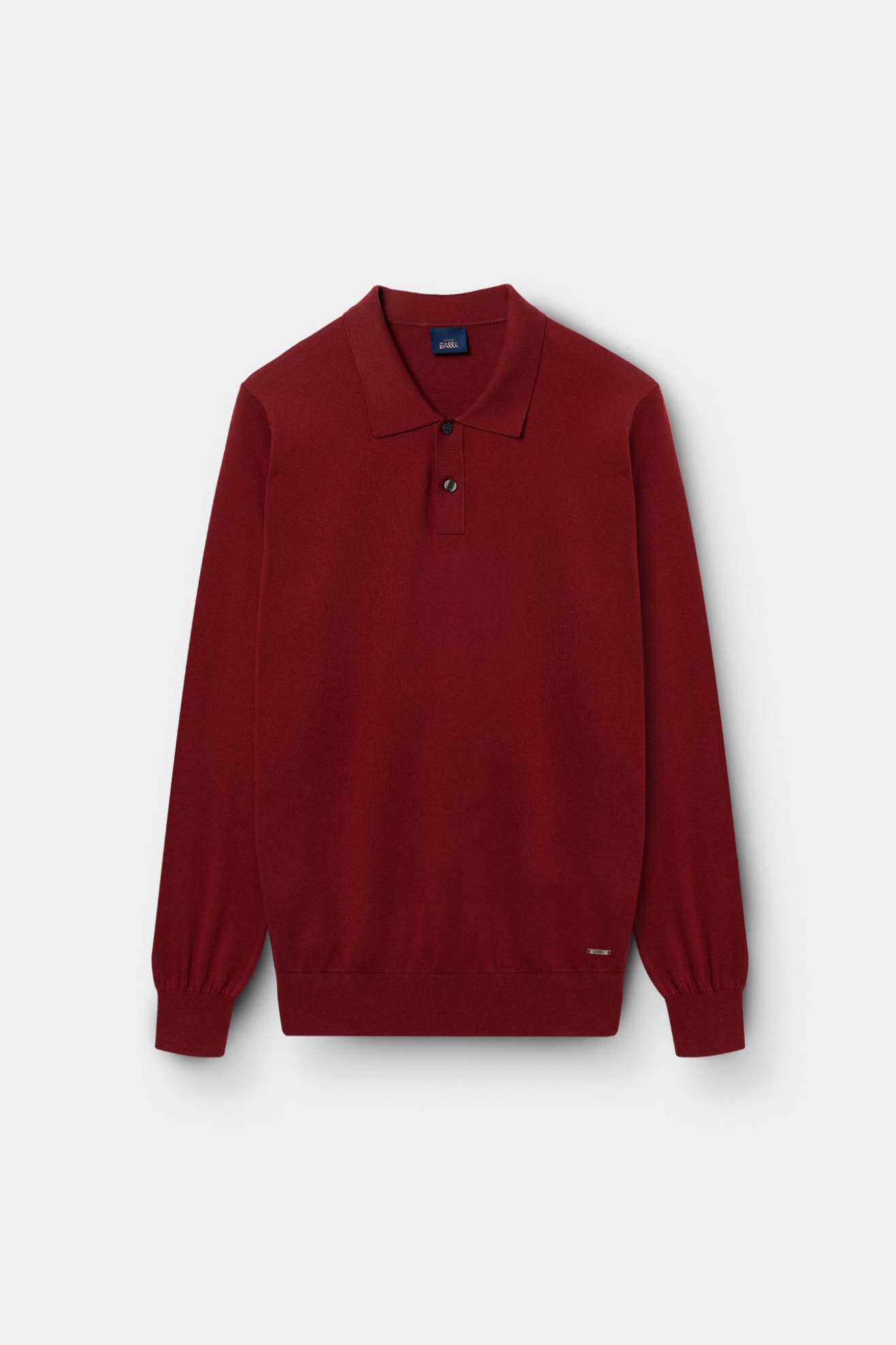 Polo de manga comprida vinho