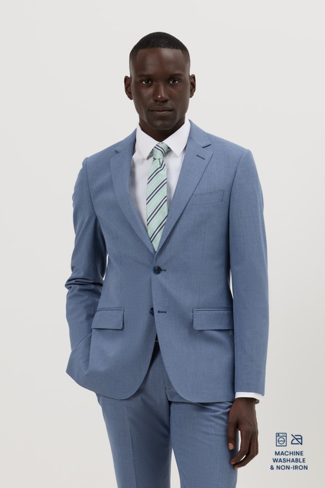 Fato clássico slim fit Machine Washable & Non-Iron Fato clássico slim fit Machine Washable & Non-Iron