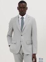Fato cl�ssico slim fit Machine Washable & Non-Iron