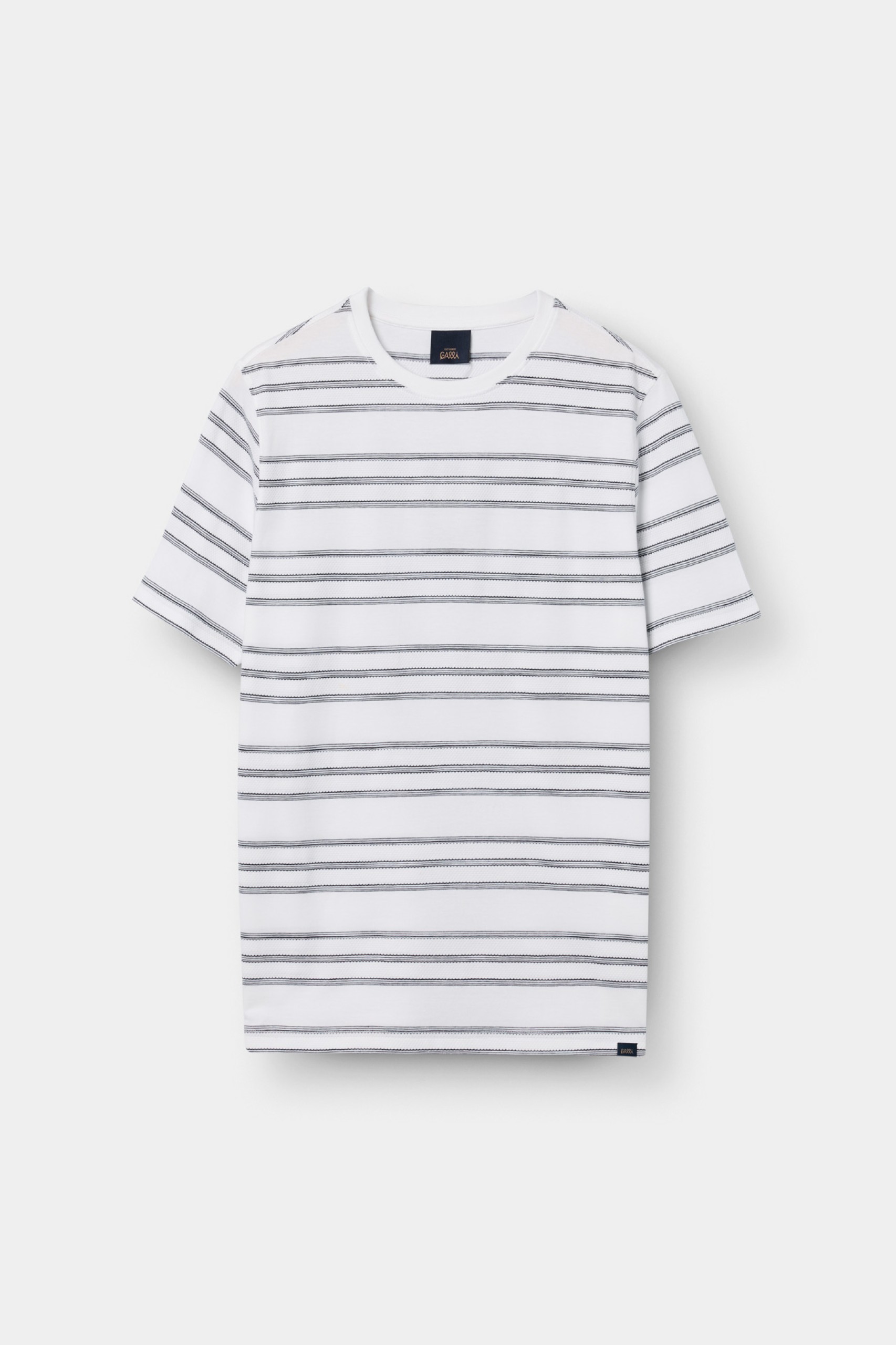 Camiseta de algodón a rayas