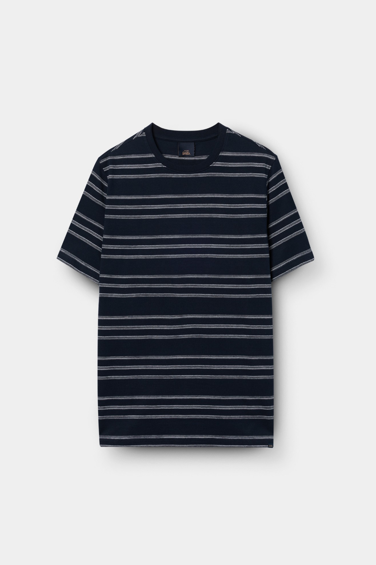 T-shirt �s riscas em algod�o