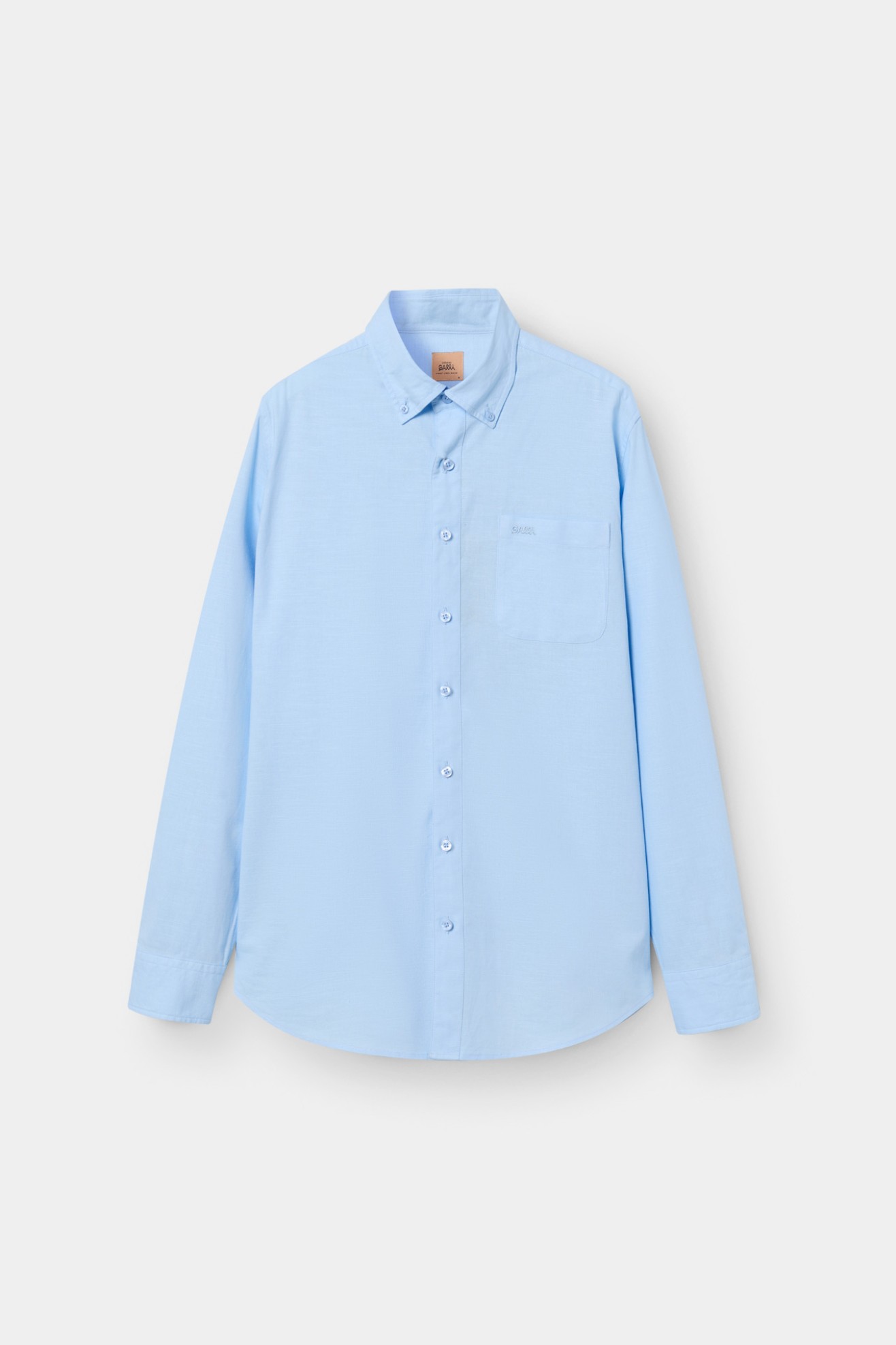 Camisa regular fit em linho e algod�o