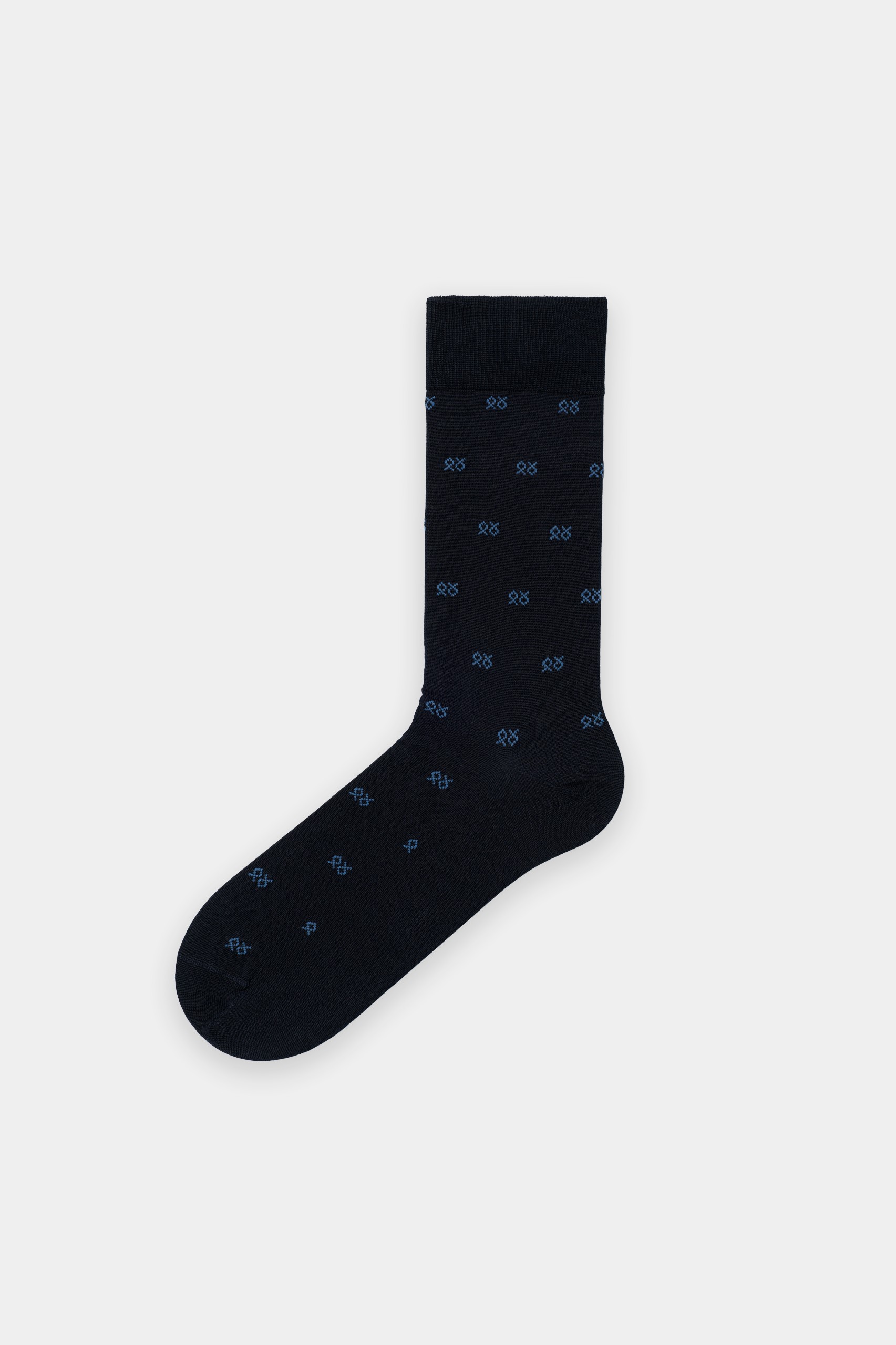 Calcetines negros de jacquard