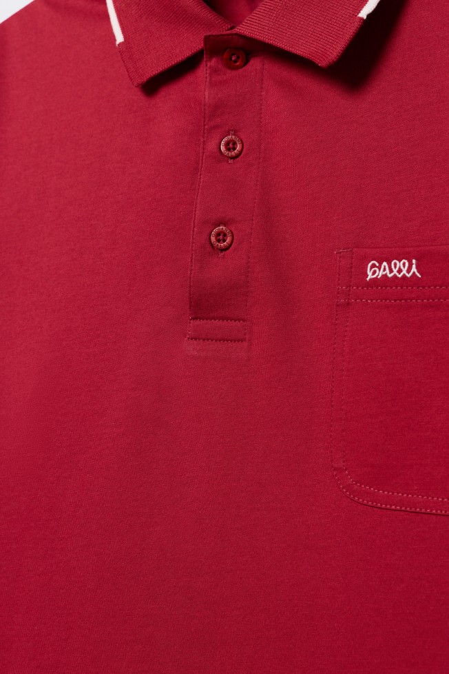 Polo de malha em algod�o