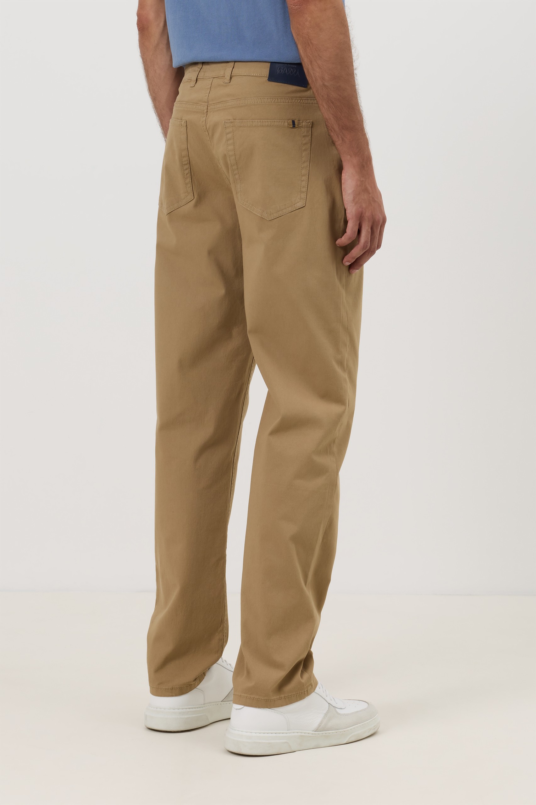 Calças de sarja 5 bolsos relaxed fit