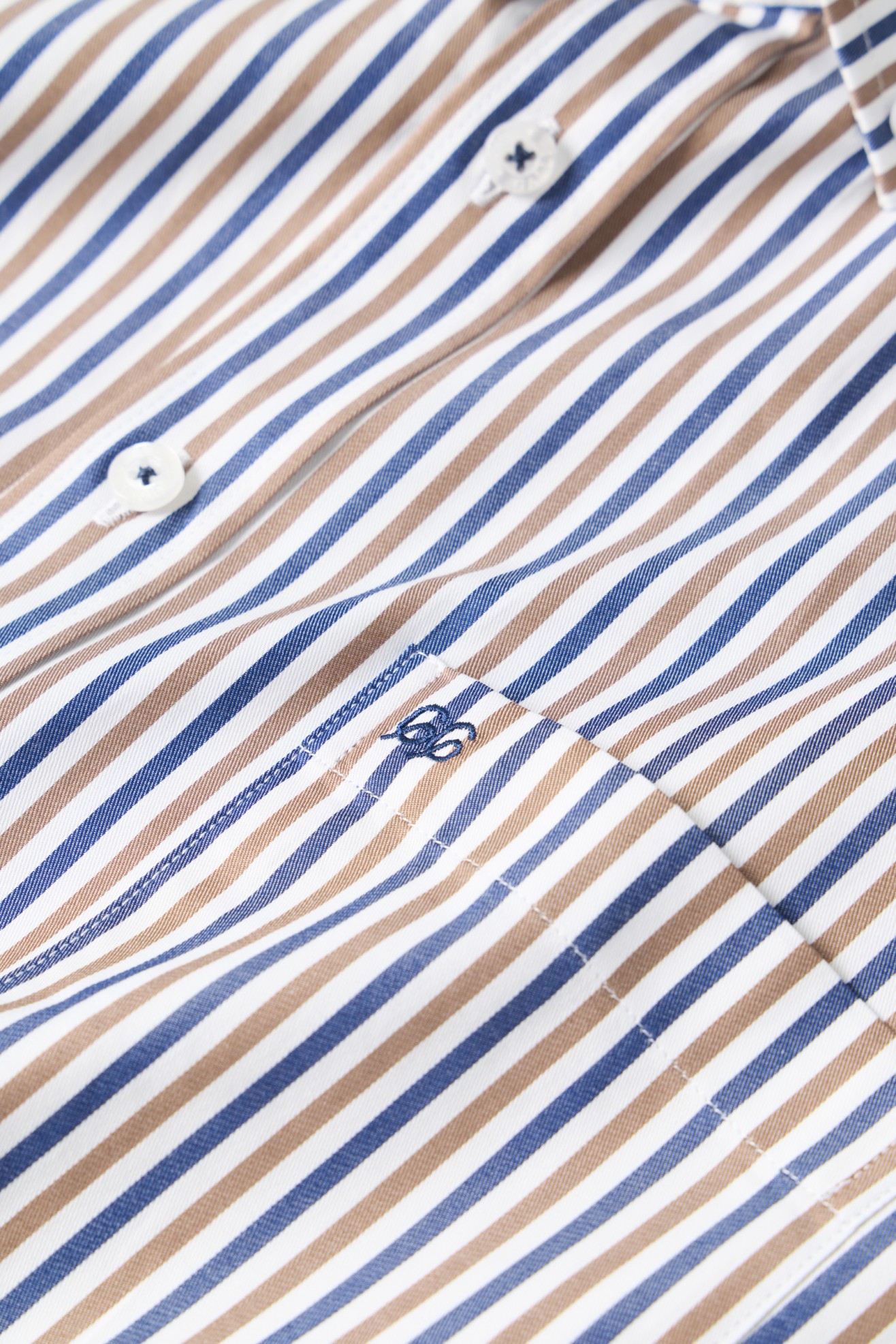 Camisa �s riscas regular fit