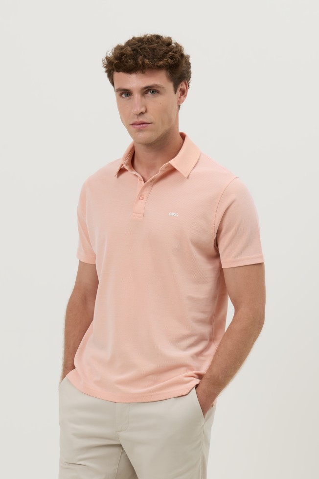 Polo bicolor de punto piqué Polo bicolor de punto piqué