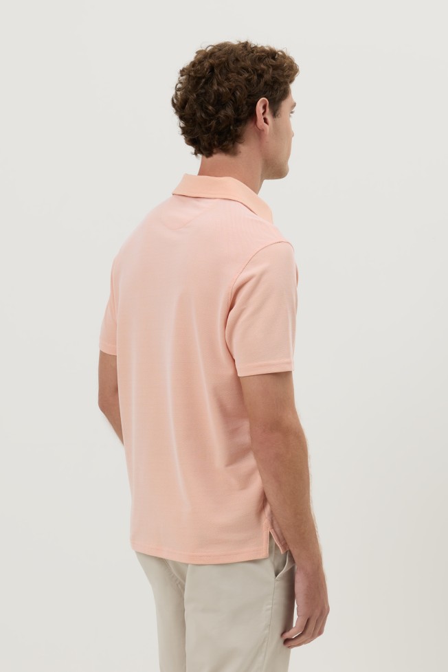 Polo bicolor de punto piqué Polo bicolor de punto piqué