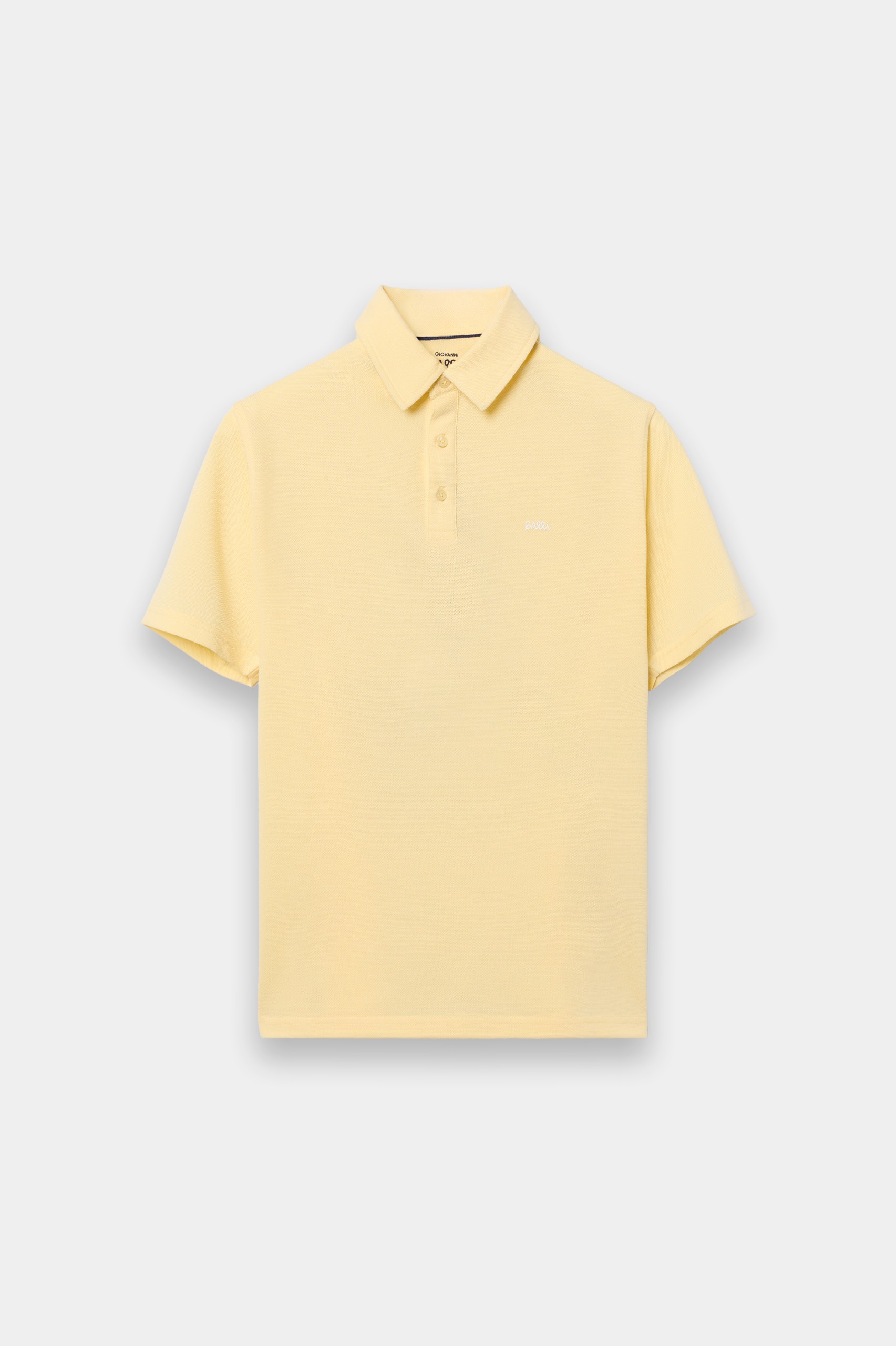 Polo bicolor en punto piqué