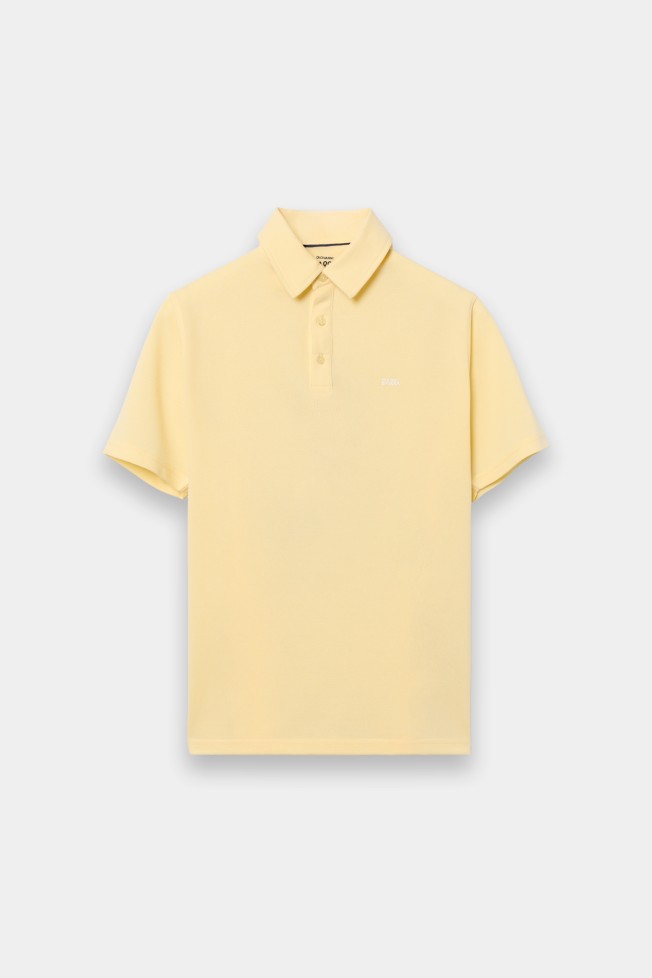 Polo bicolor em malha piqu�