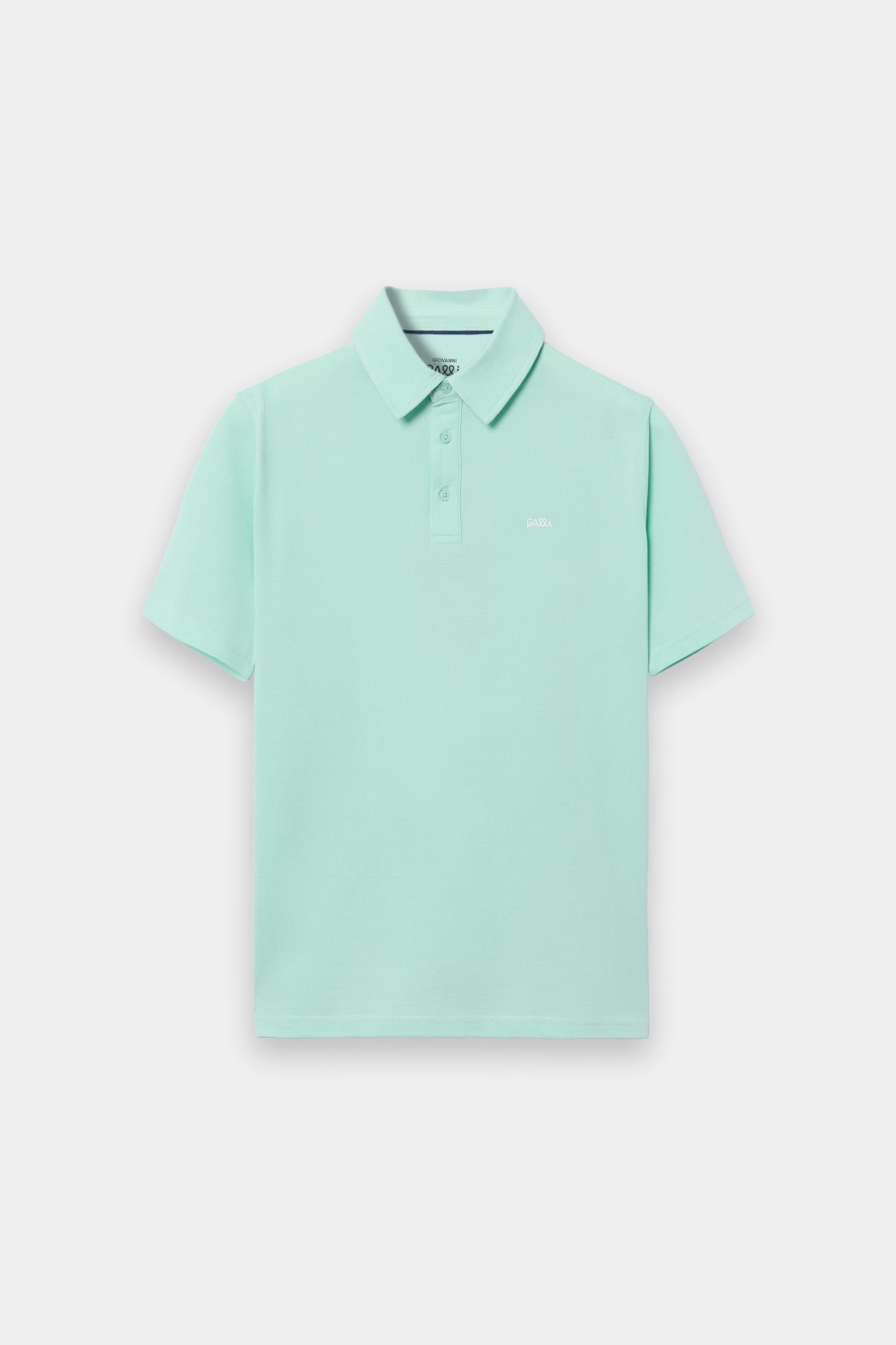 Polo bicolor en punto piqué