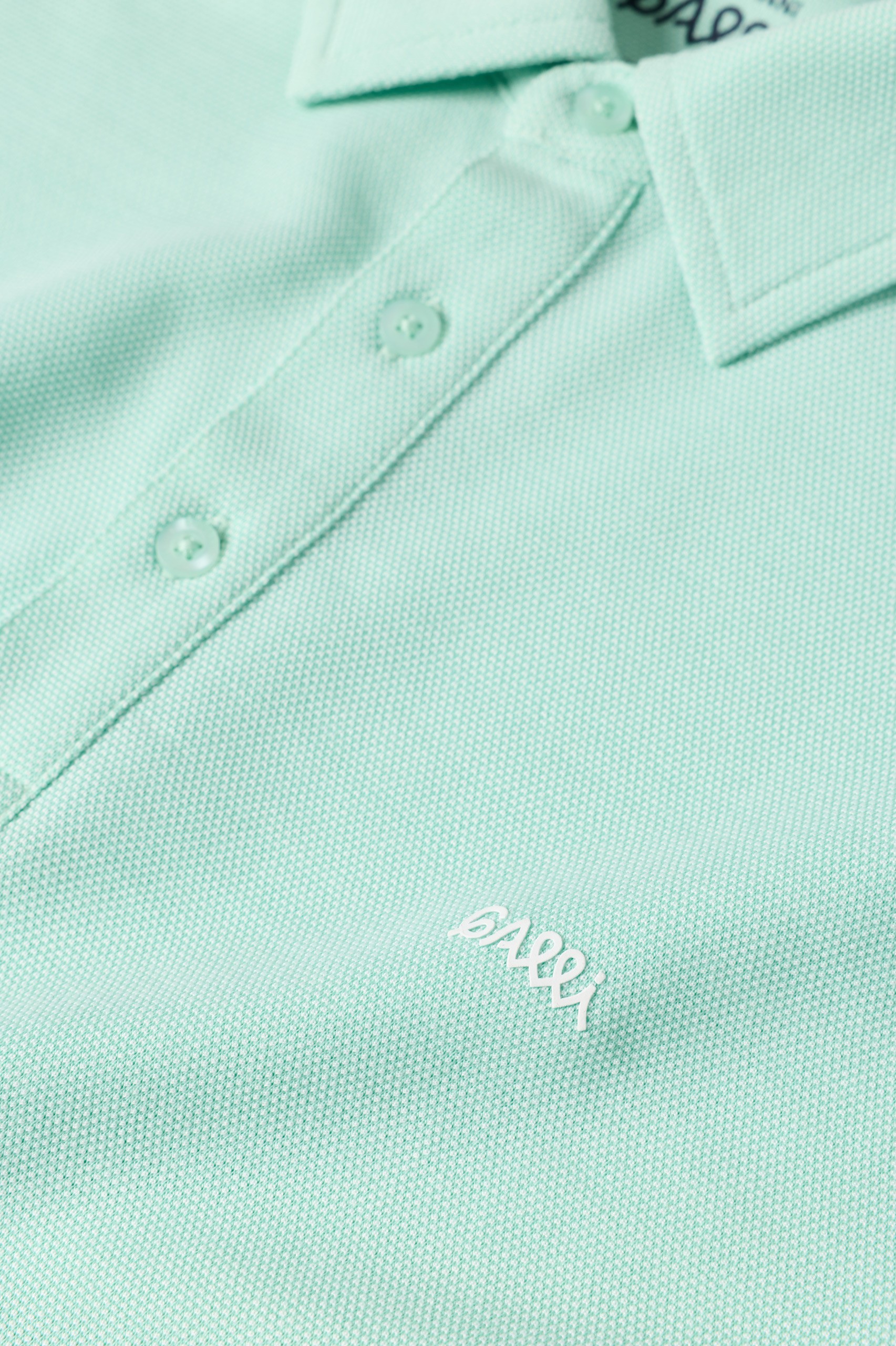 Polo bicolor en punto piqué