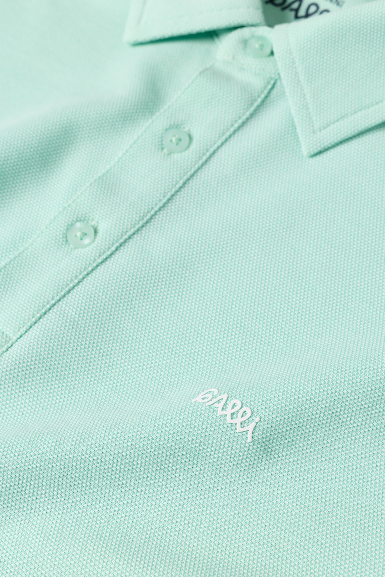 Polo bicolor en punto piqu�