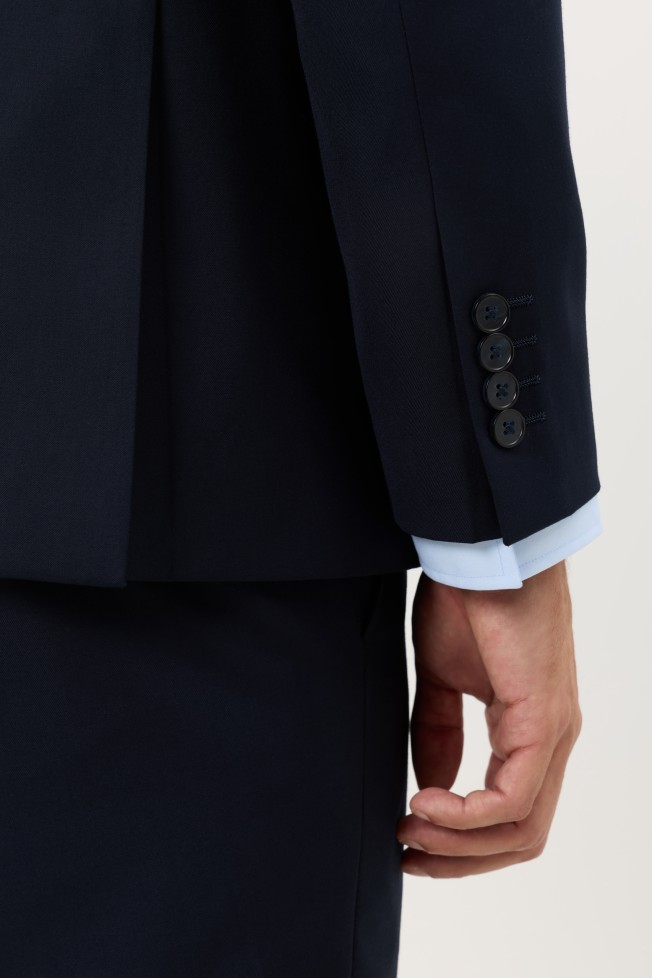 Fato clássico slim fit em azul-marinho Fato clássico slim fit em azul-marinho