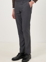 Cal�as cl�ssicas slim fit cinzentas