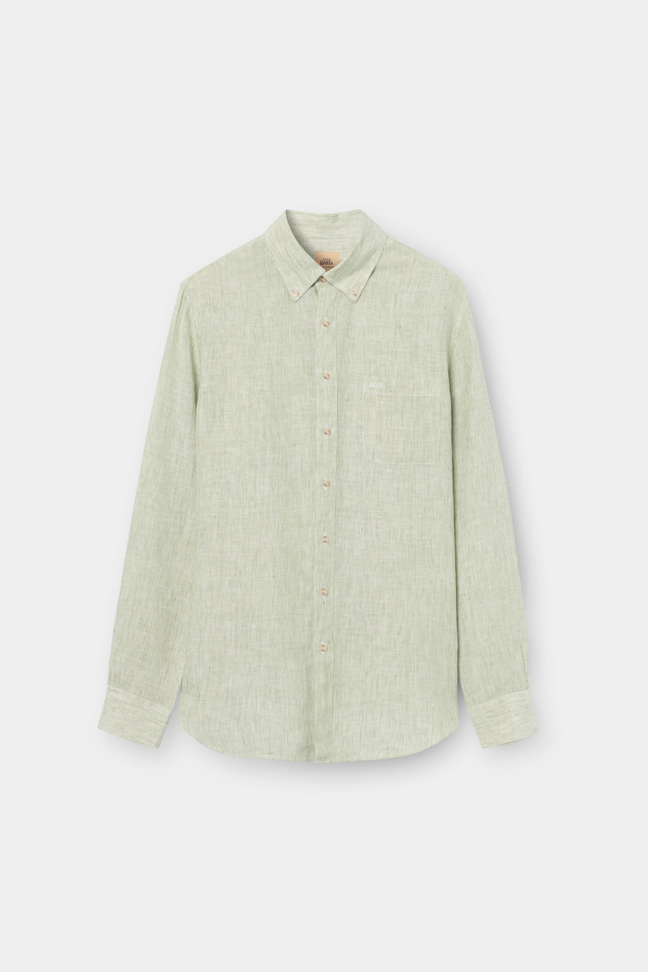 Camisa regular fit em linho