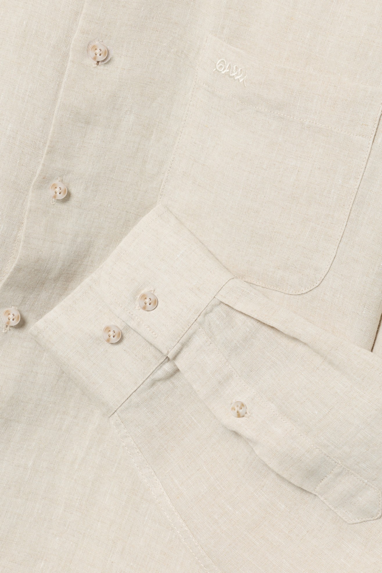 Camisa regular fit em linho