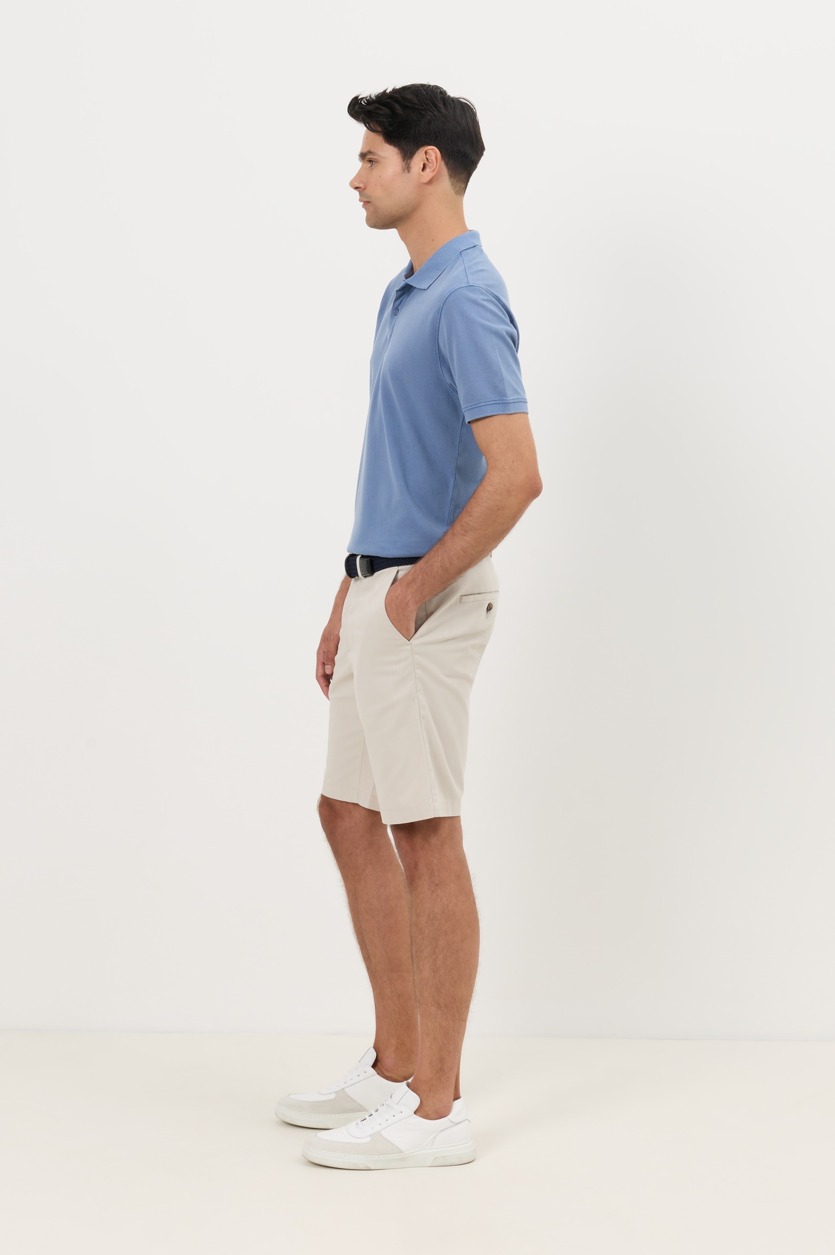 Calções bermuda chino regular fit