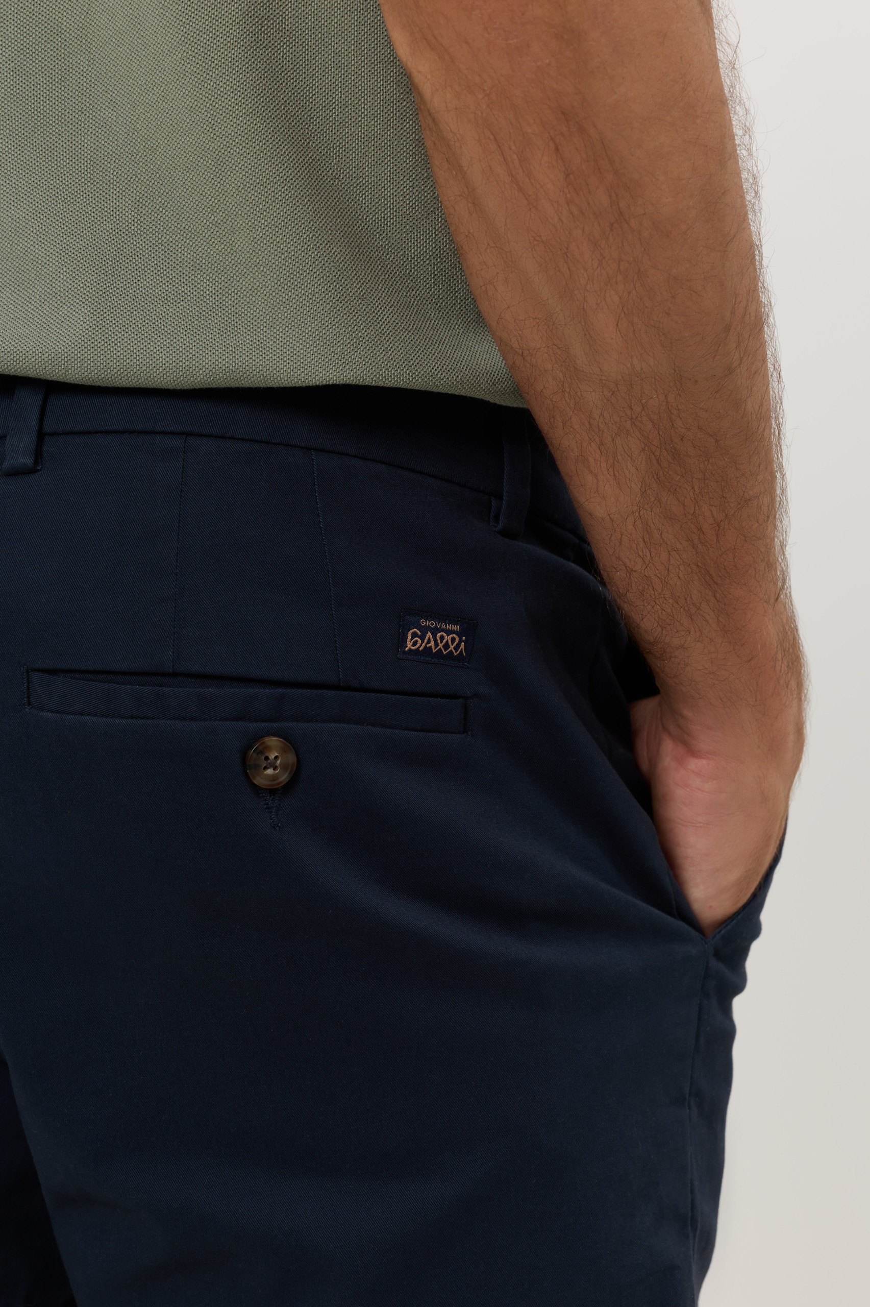 Calções bermuda chino regular fit