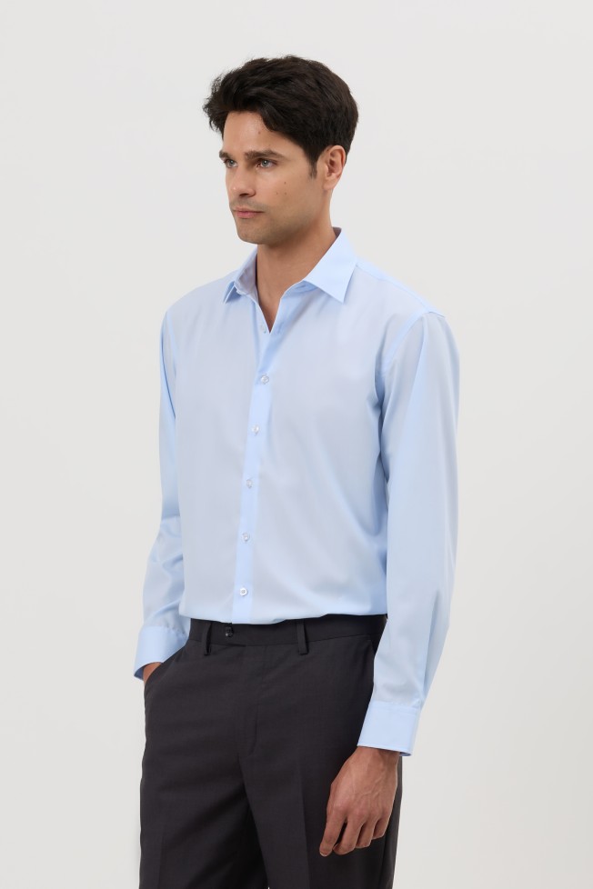Camisa cl�ssica regular fit Non Iron