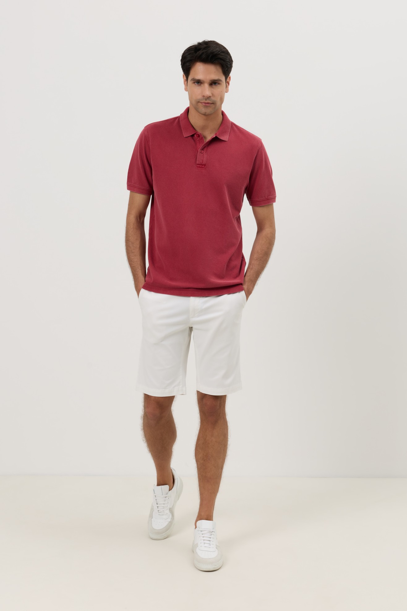 Polo garment dye regular fit