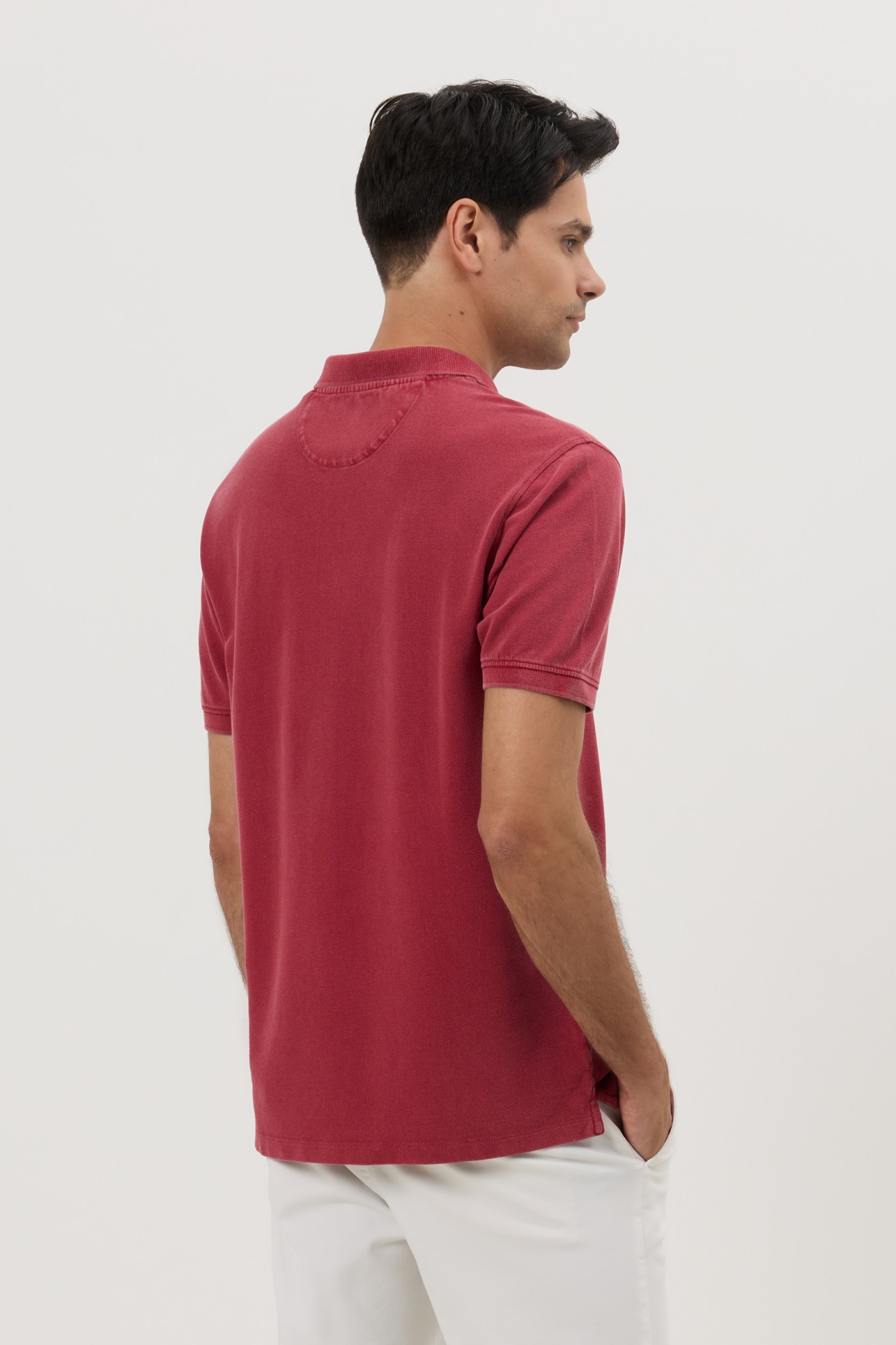 Polo garment dye regular fit