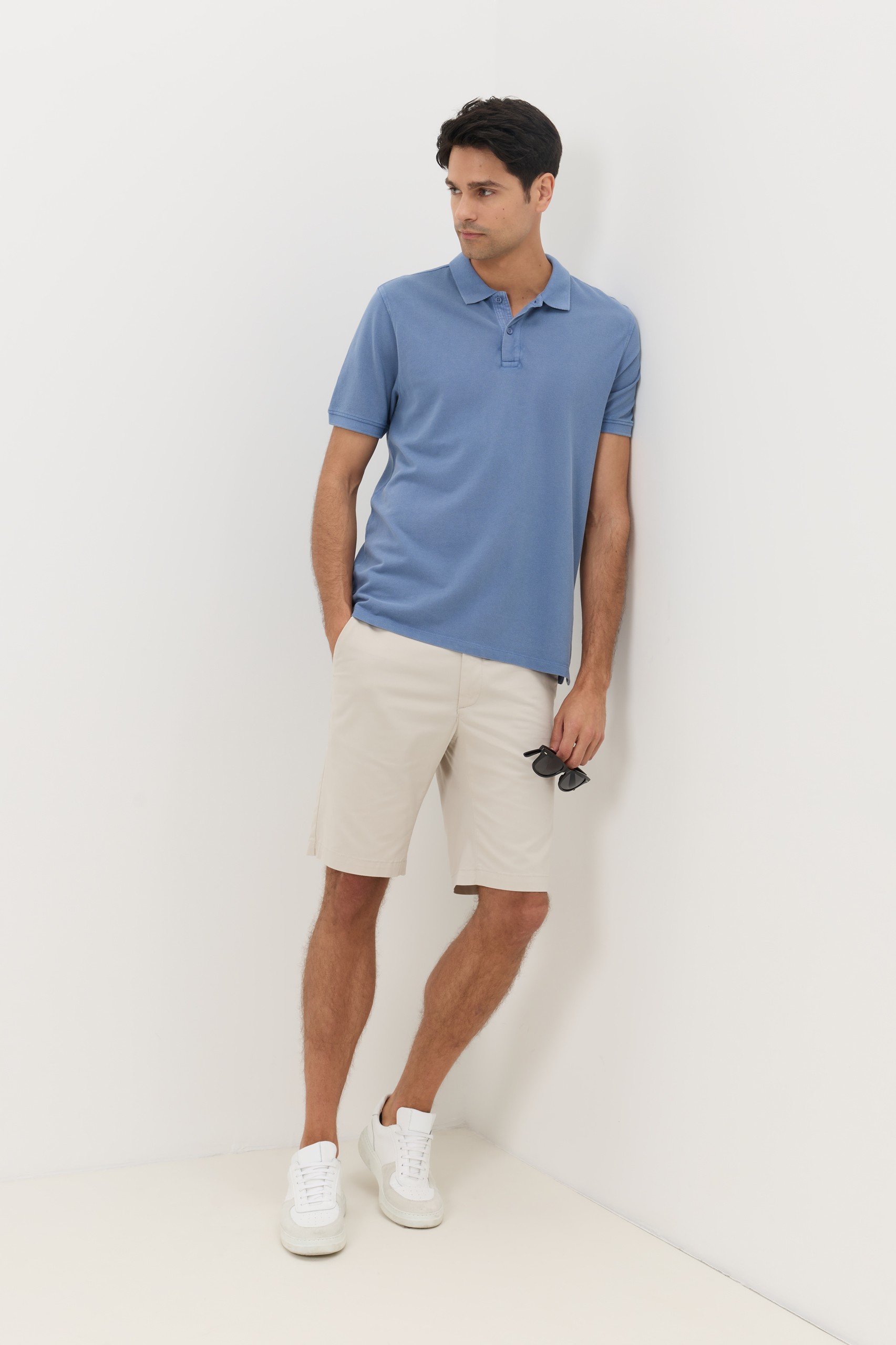 Polo garment dye regular fit