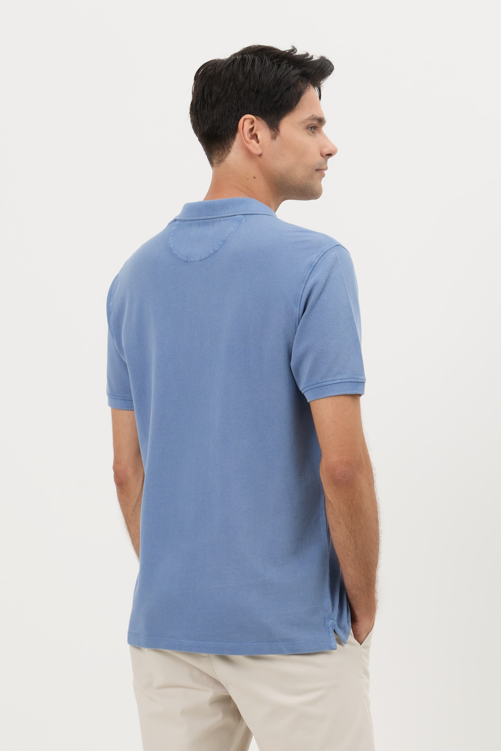 Polo garment dye regular fit