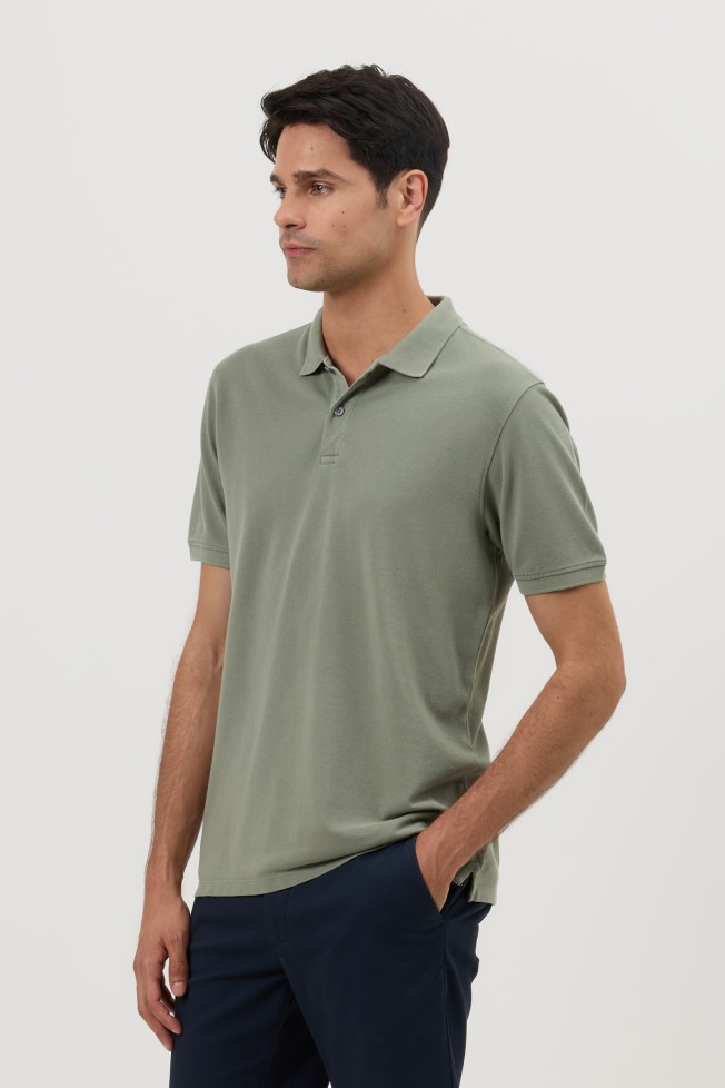 Polo garment dye regular fit Polo garment dye regular fit