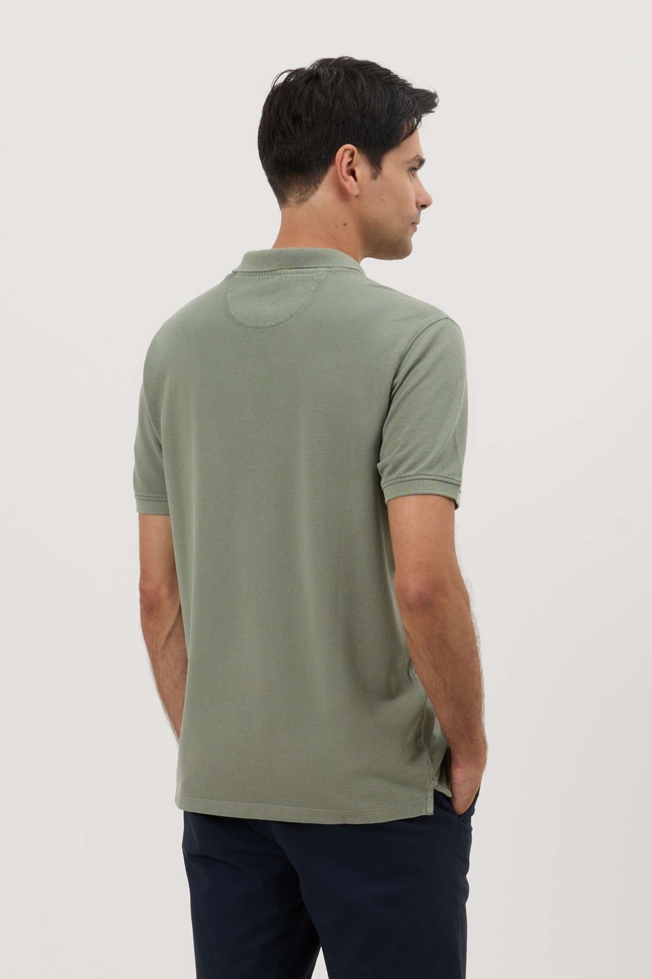 Polo garment dye regular fit