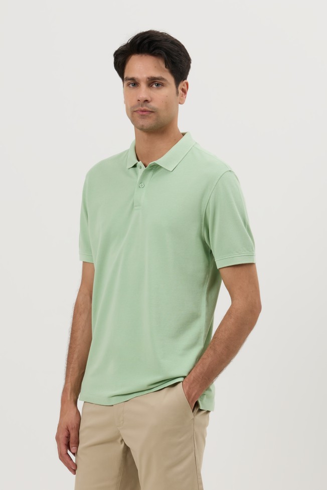 Polo garment dye regular fit