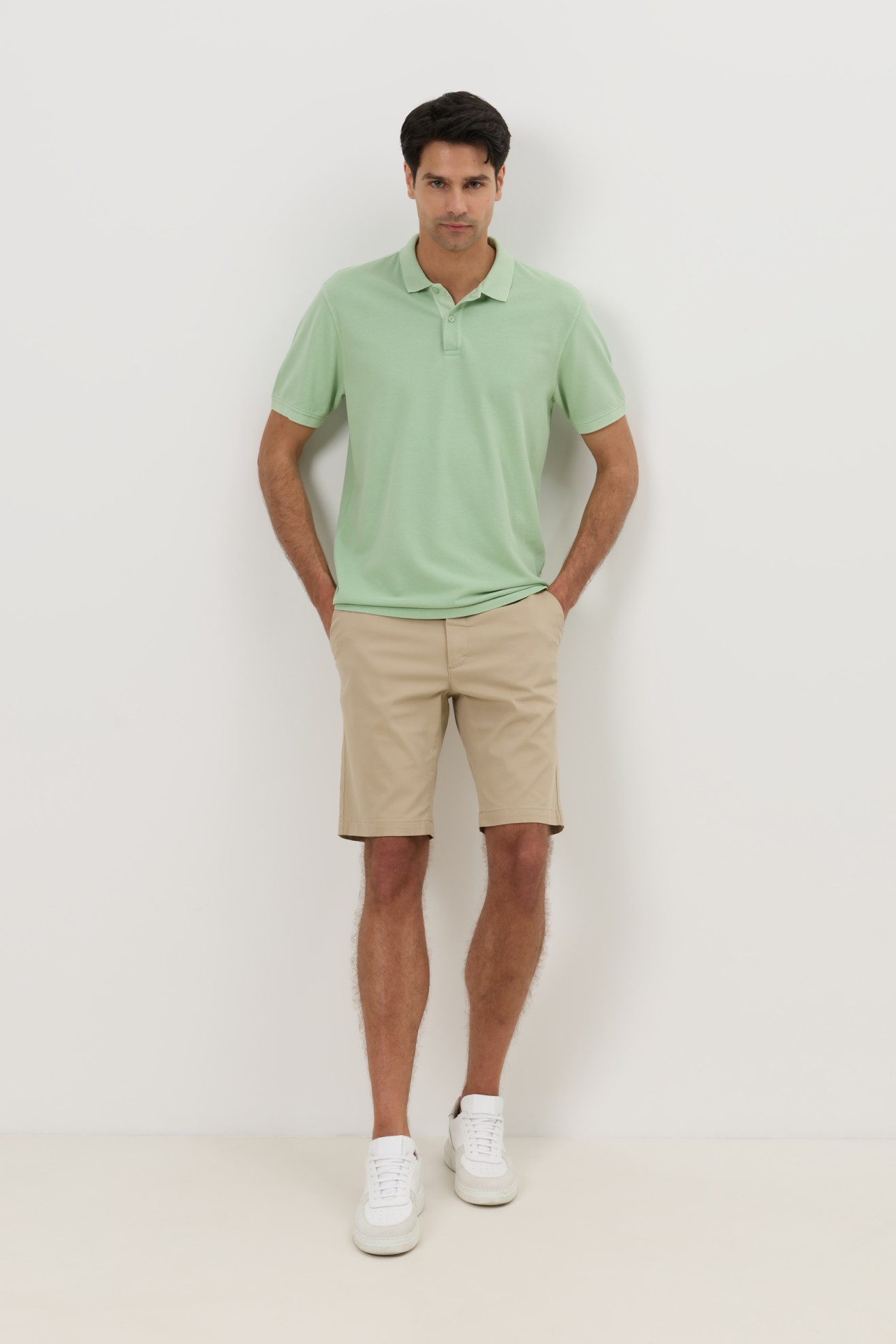 Polo garment dye regular fit