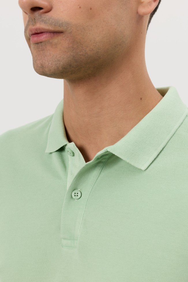 Polo garment dye regular fit