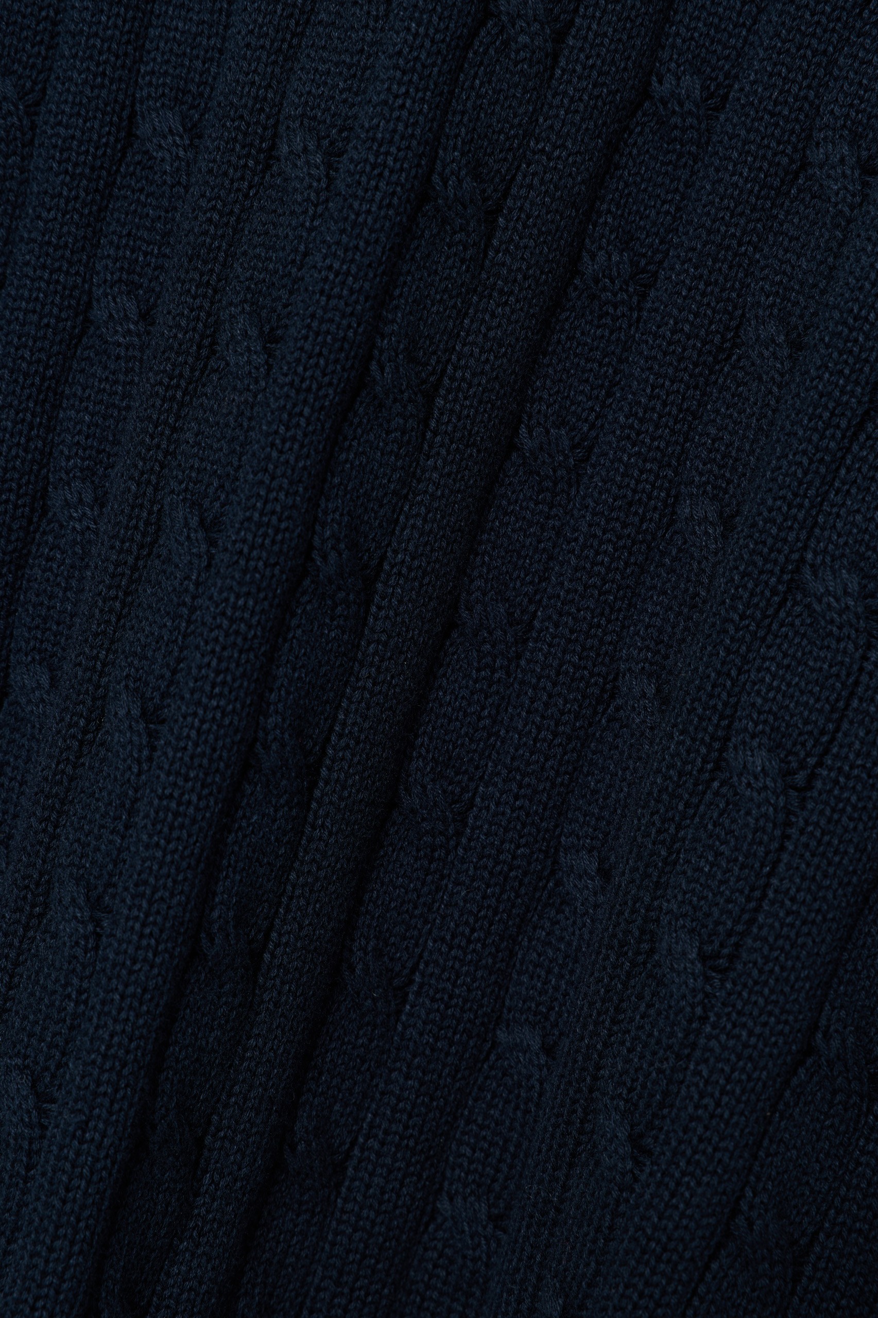 Jersey de punto azul marino