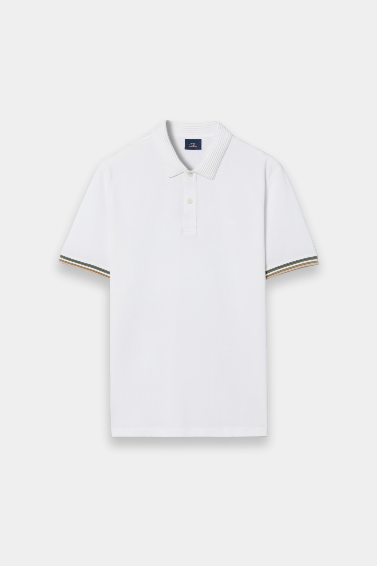 Polo de manga curta branco