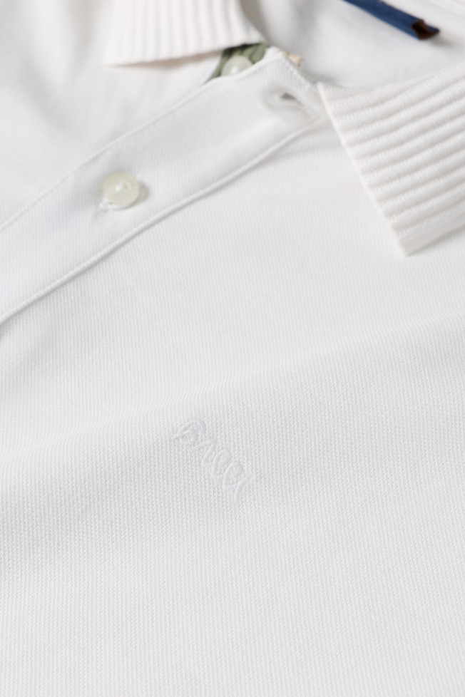 Polo de manga curta branco Polo de manga curta branco