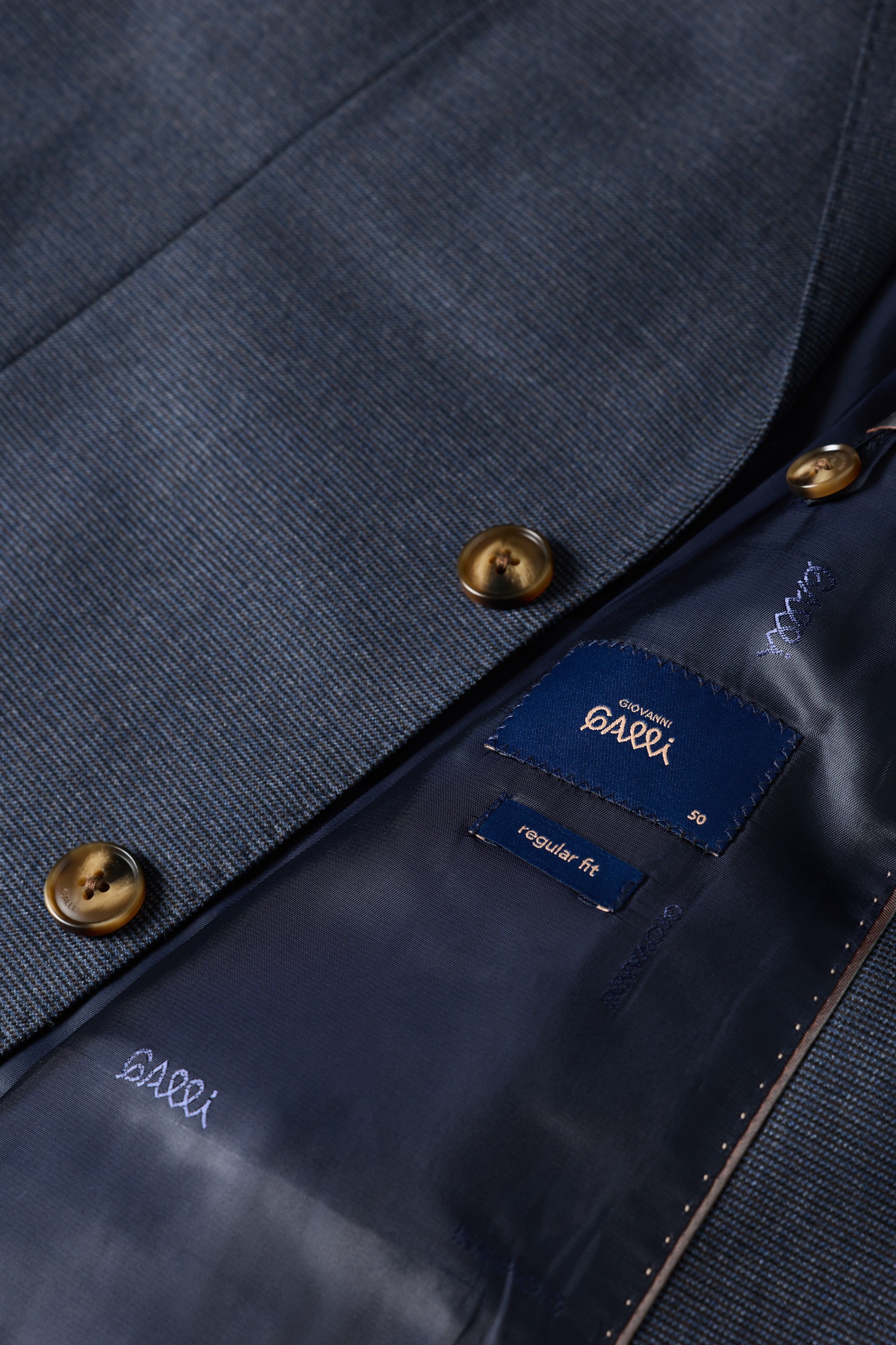 Blazer azul marino de corte regular Mix & Match